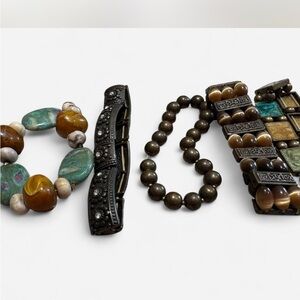 Elegant Multicolor Beaded Bracelet Set